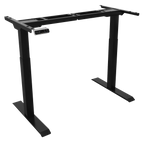 Dual Motor Ultra-Quiet Desk Frame with Digital Controls 100kg Capacity - Black DH16