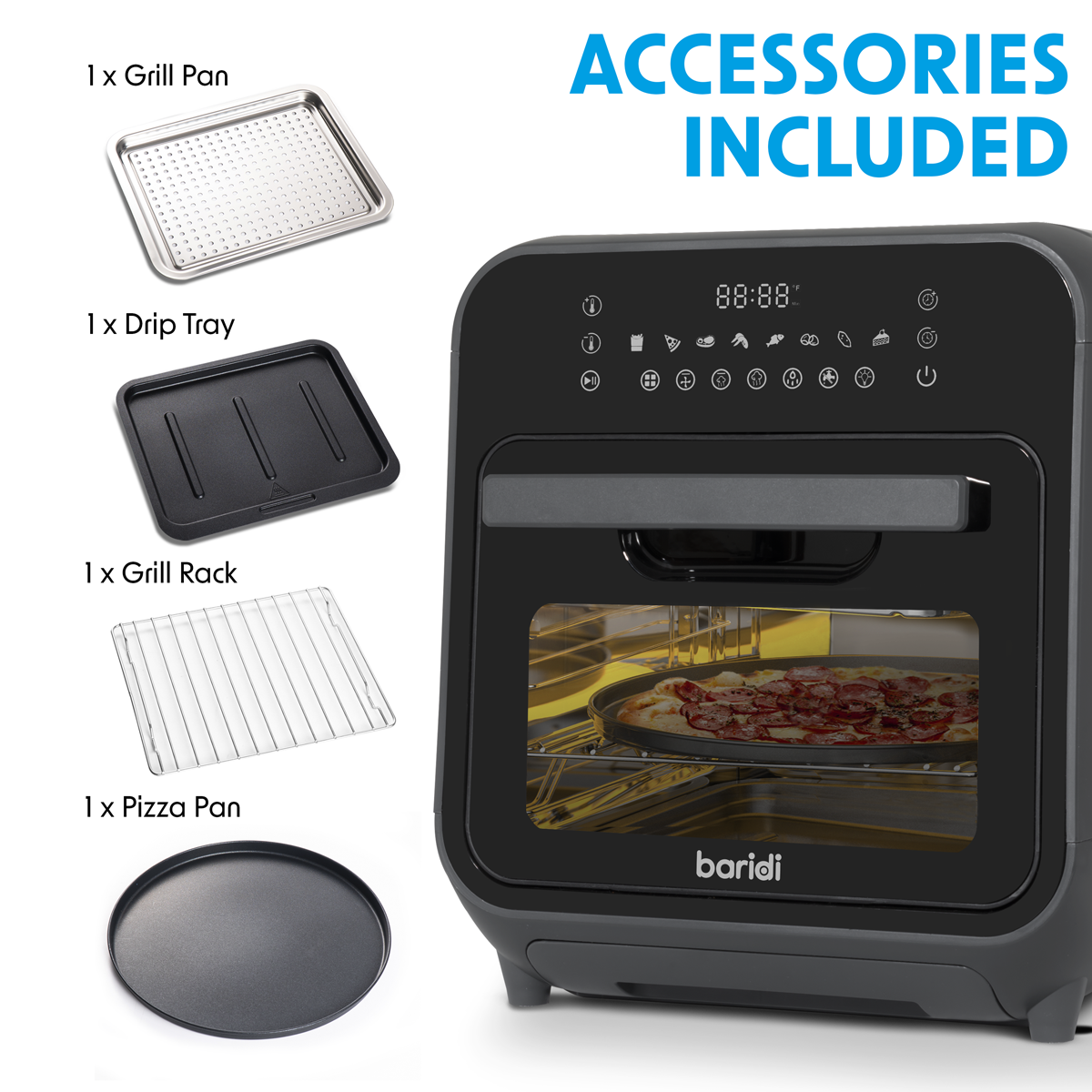 Steam Air Fryer Oven 15L Capacity DH171