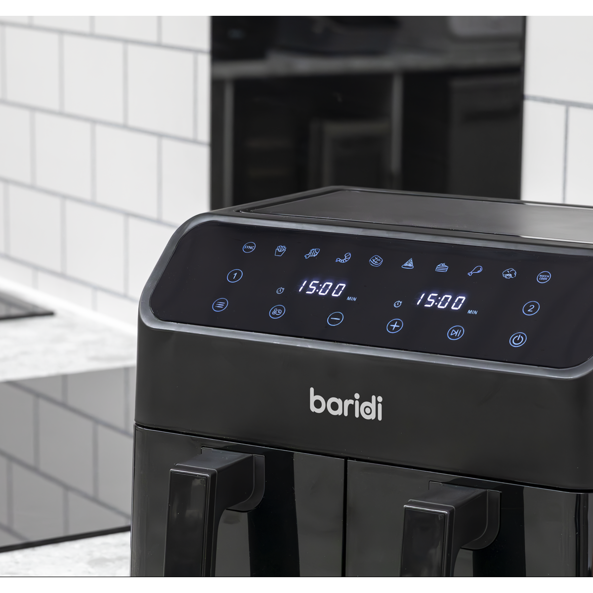 Dual Zone Air Fryer with 8 Preset Functions 8L DH172
