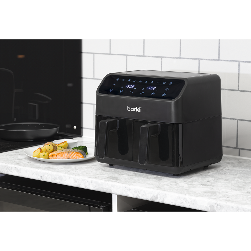 Dual Zone Air Fryer with 8 Preset Functions 8L DH172