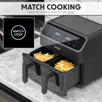 Dual Zone Air Fryer with 8 Preset Functions 8L DH172