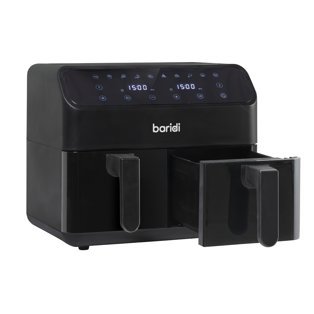 8L Dual Zone Air Fryer with 8 Preset Functions DH172