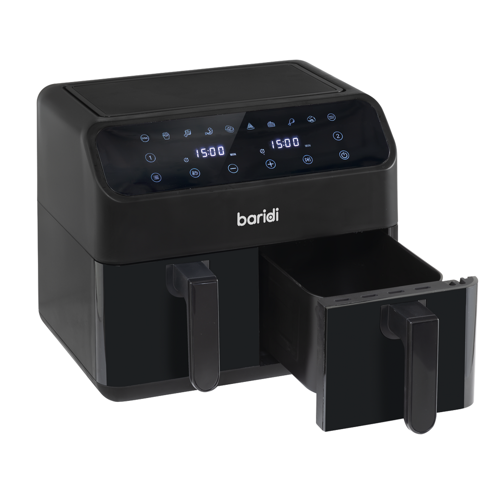 8L Dual Zone Air Fryer with 8 Preset Functions DH172