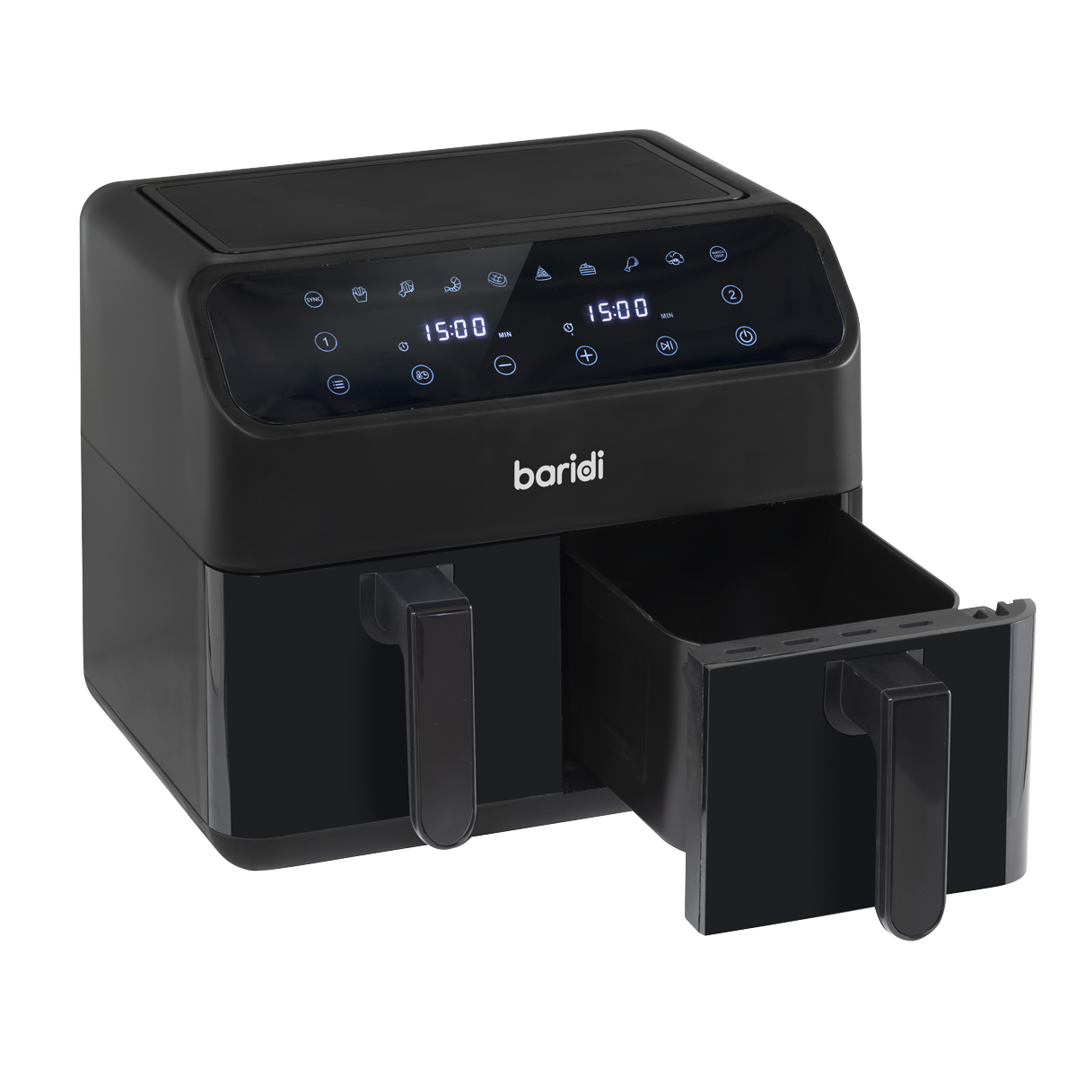 Dual Zone Air Fryer with 8 Preset Functions 8L DH172