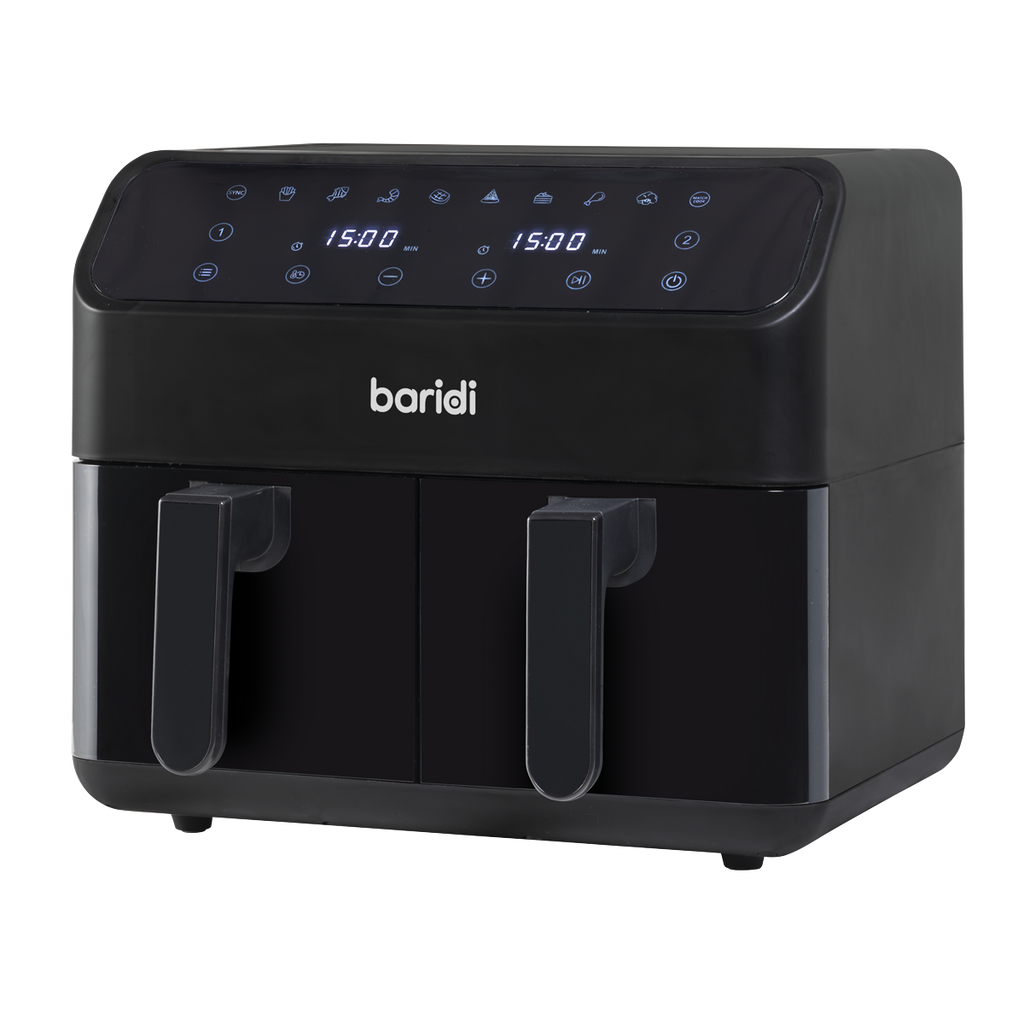 8L Dual Zone Air Fryer with 8 Preset Functions DH172