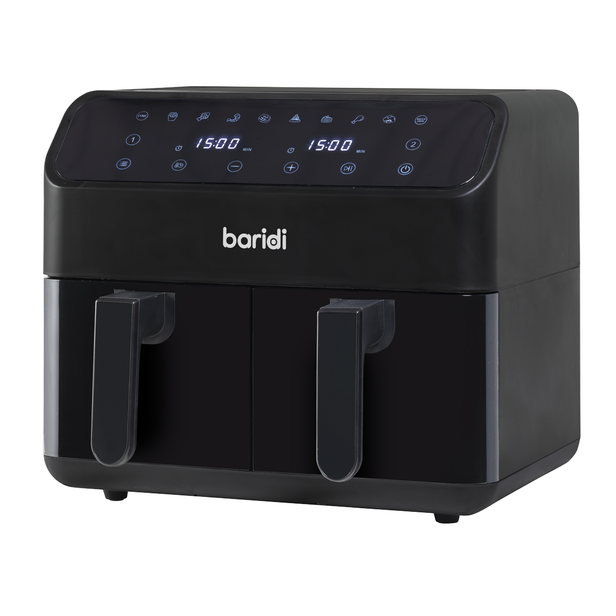 8L Dual Zone Air Fryer with 8 Preset Functions DH172