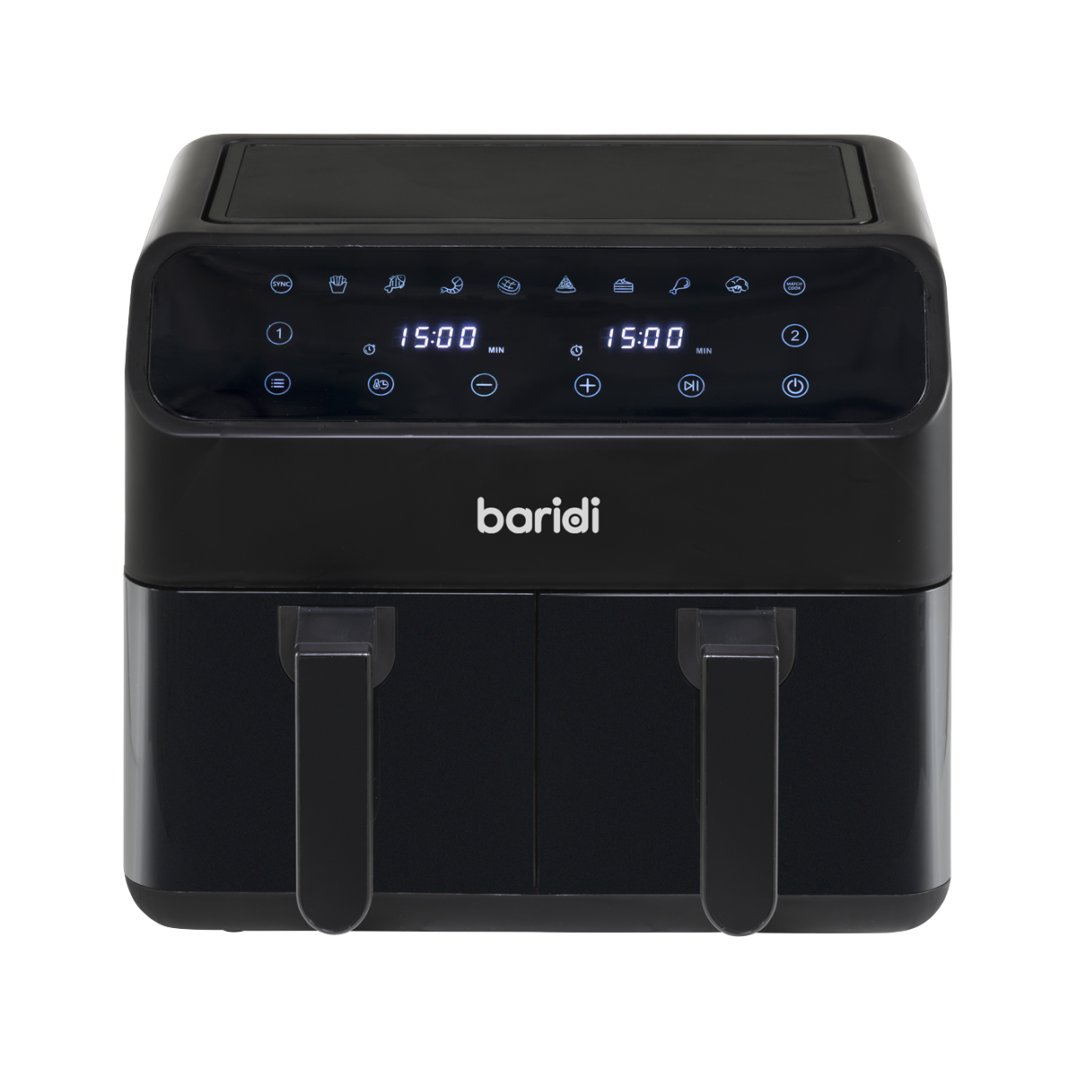 8L Dual Zone Air Fryer with 8 Preset Functions DH172