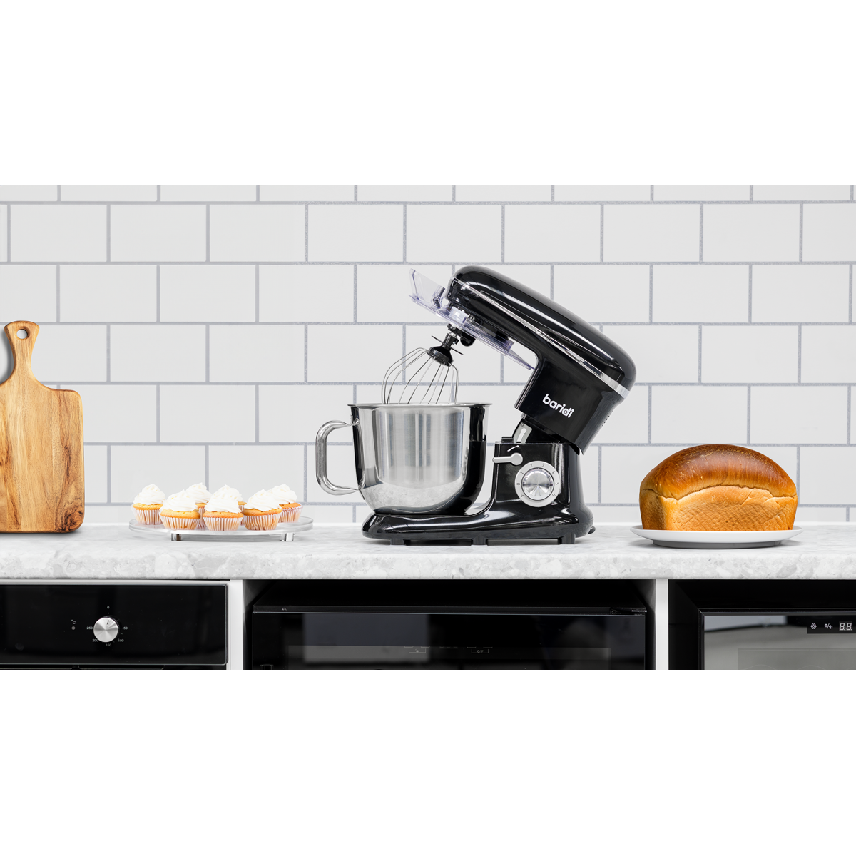 1500W Stand Mixer with Accessories 6L - Black DH173