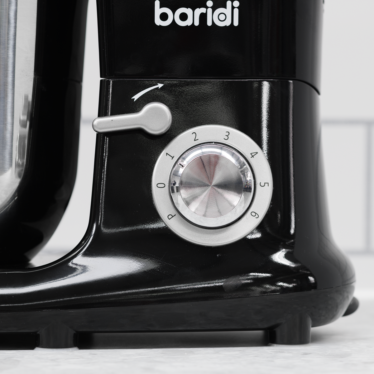 1500W Stand Mixer with Accessories 6L - Black DH173