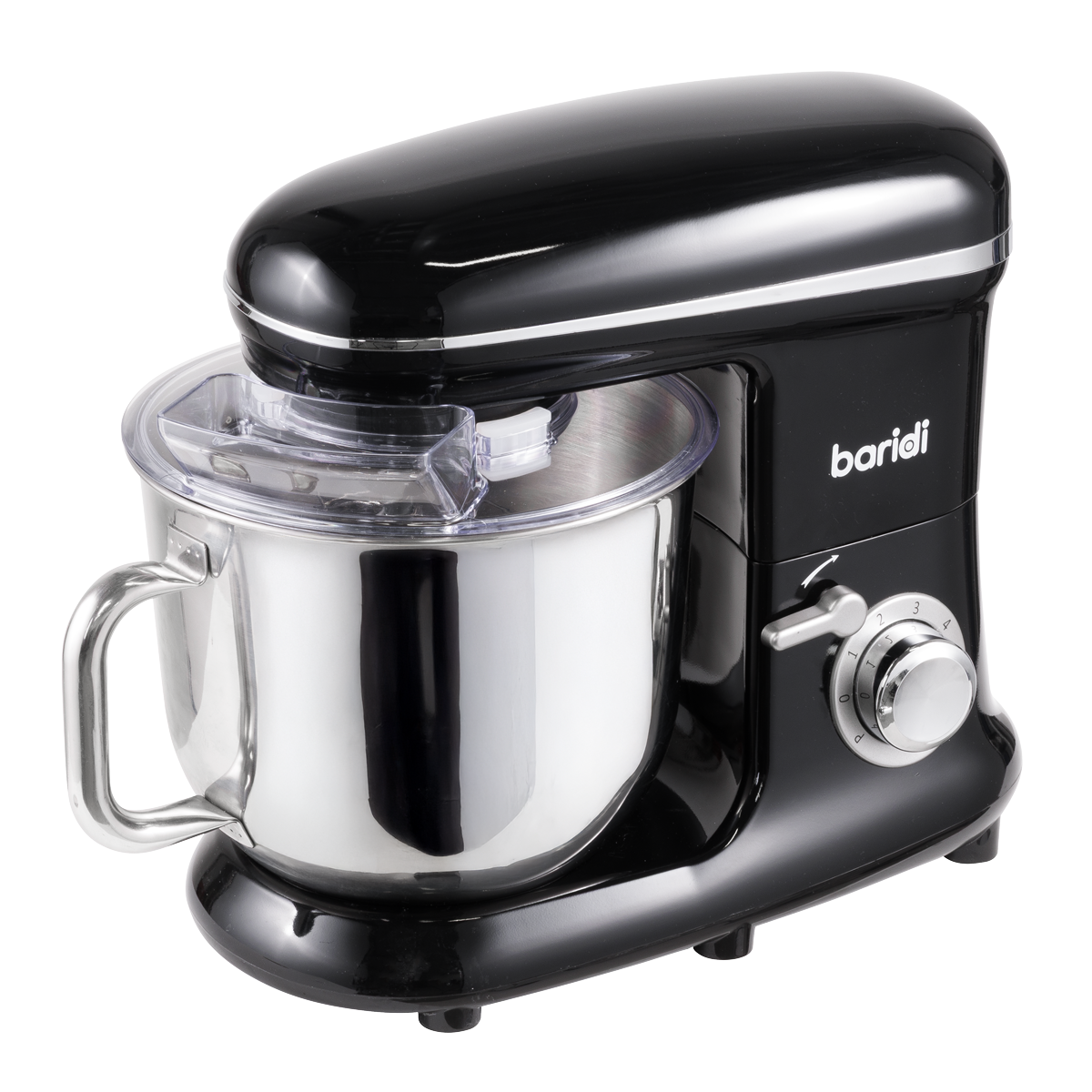 1500W Stand Mixer with Accessories 6L - Black DH173