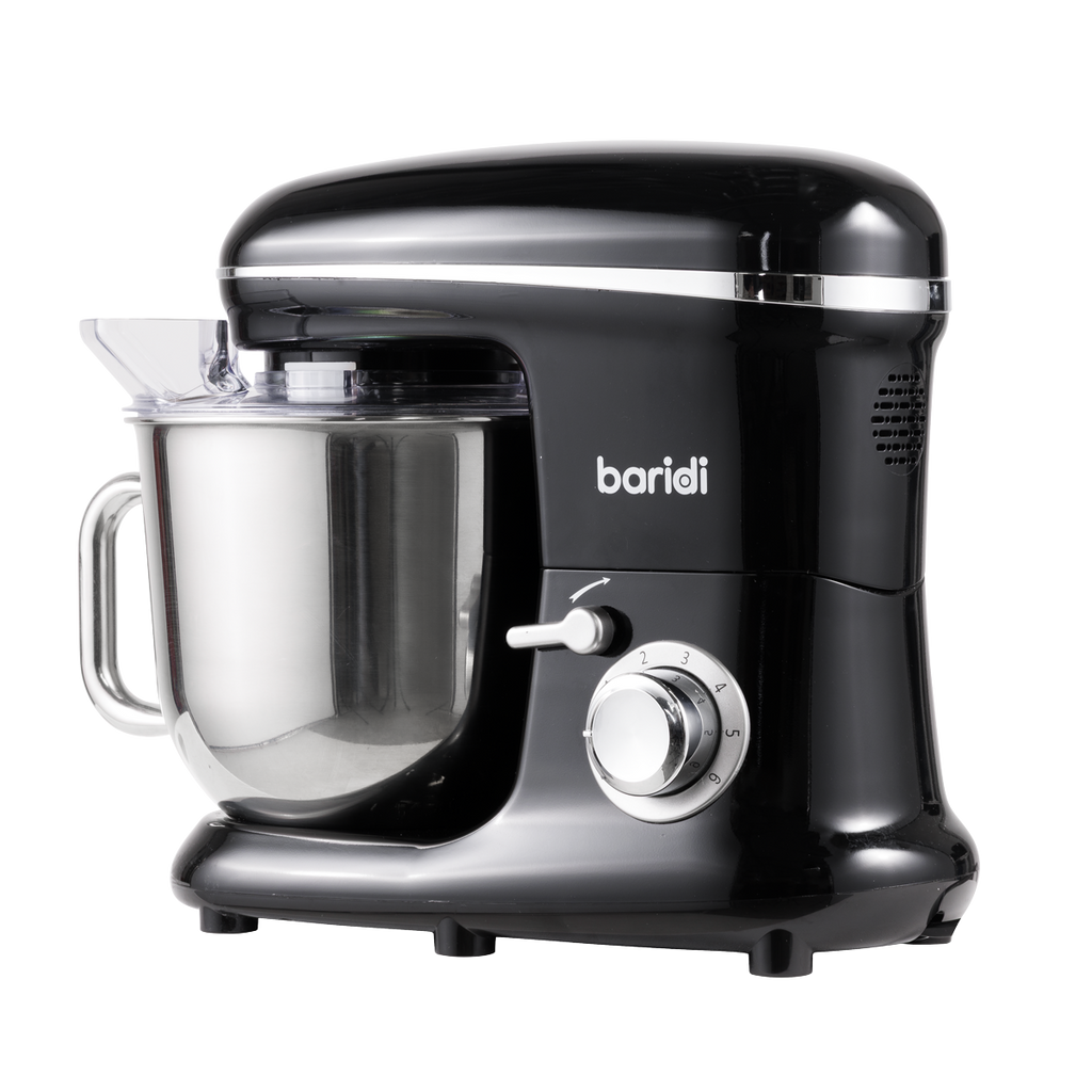 1500W Stand Mixer with Accessories 6L - Black DH173