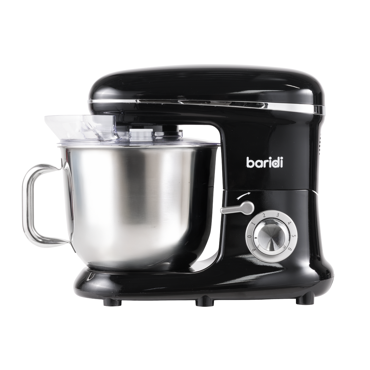 1500W Stand Mixer with Accessories 6L - Black DH173