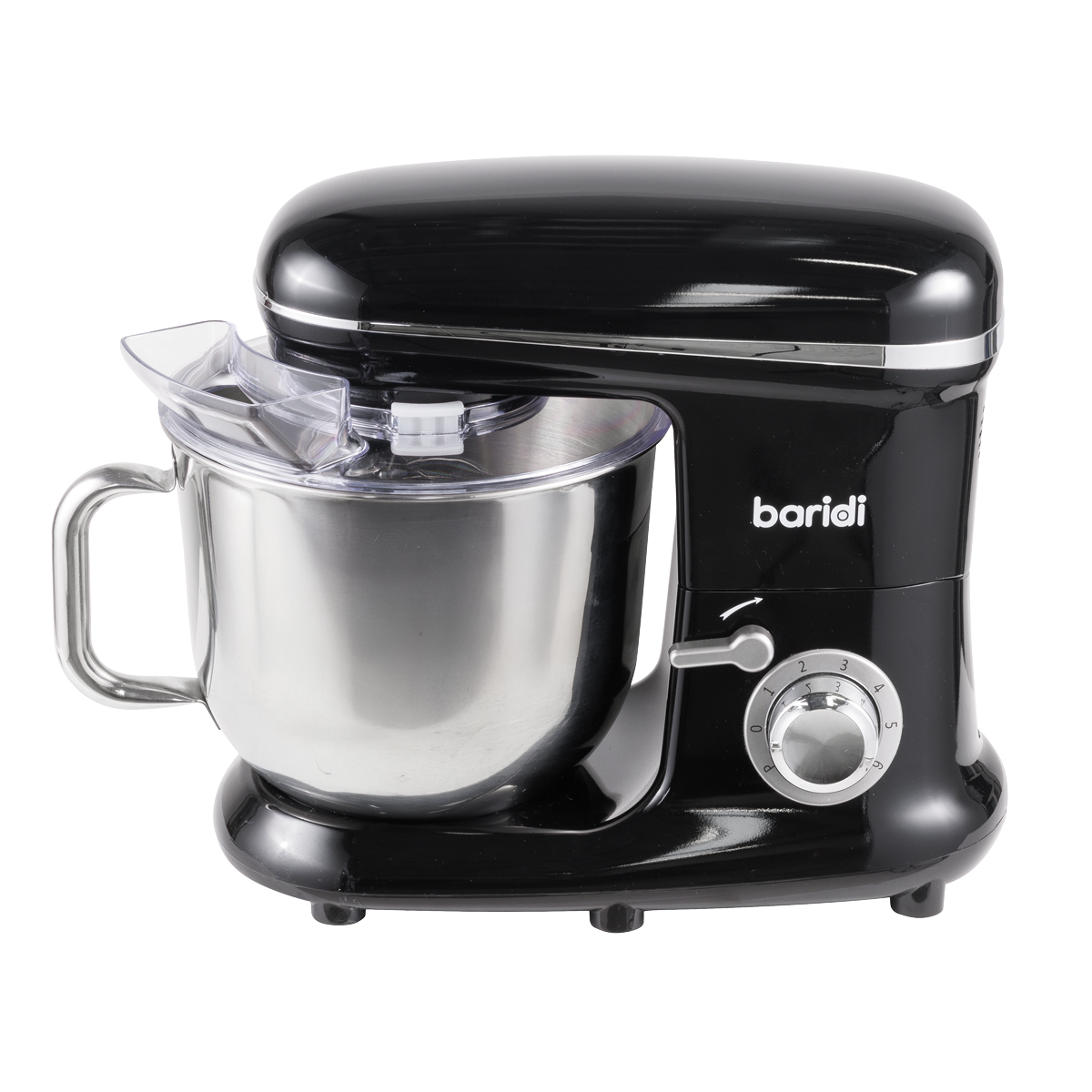 1500W Stand Mixer with Accessories 6L - Black DH173
