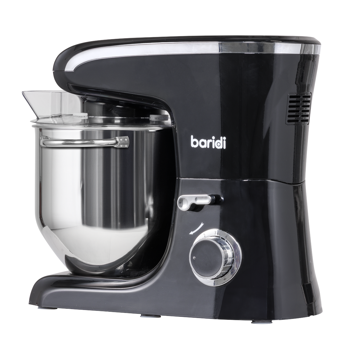 1800W Stand Mixer with Accessories 8L - Black DH174