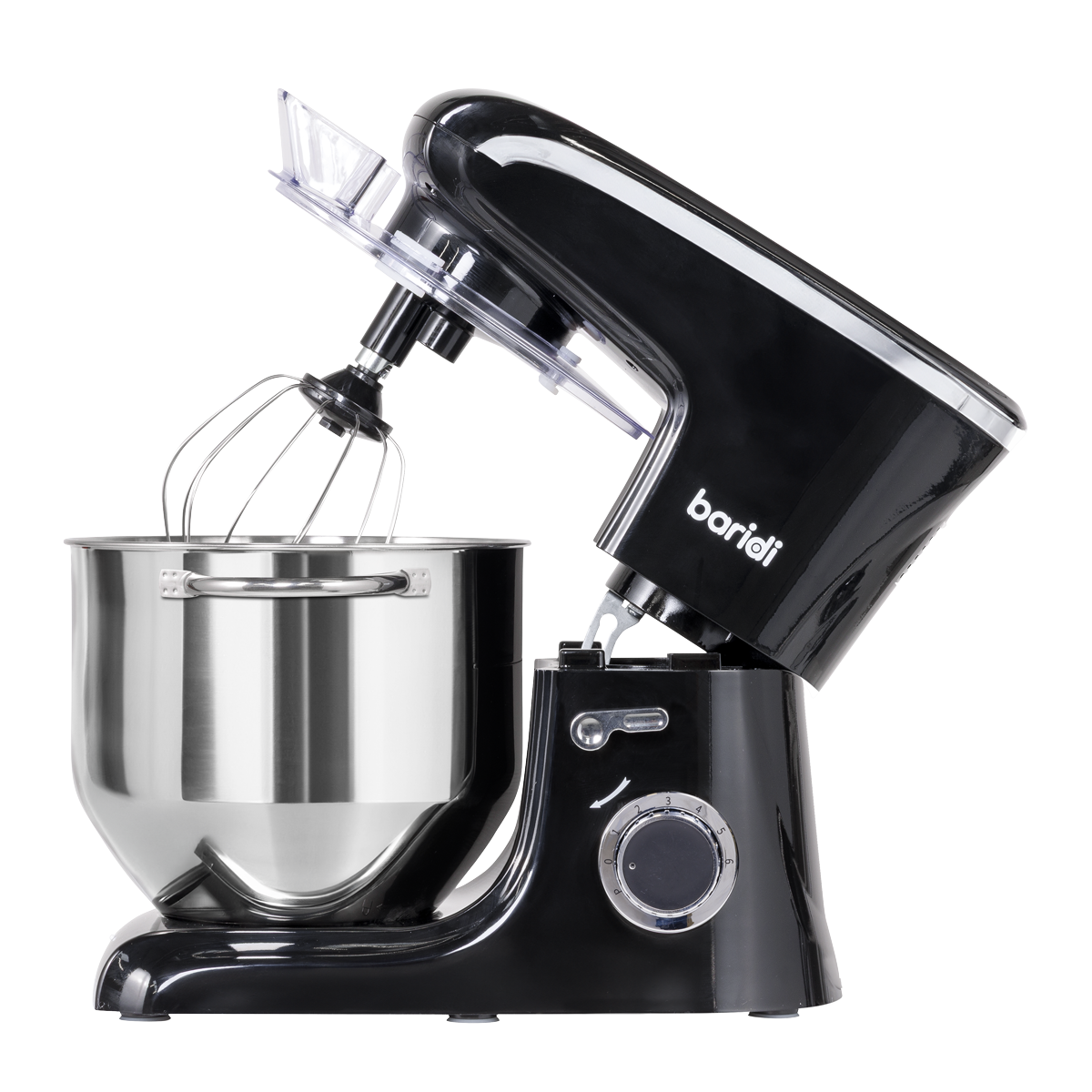 1800W Stand Mixer with Accessories 8L - Black DH174