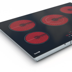Integrated Ceramic Hob with 5 Cooking Zones 77cm - Black Glass DH175