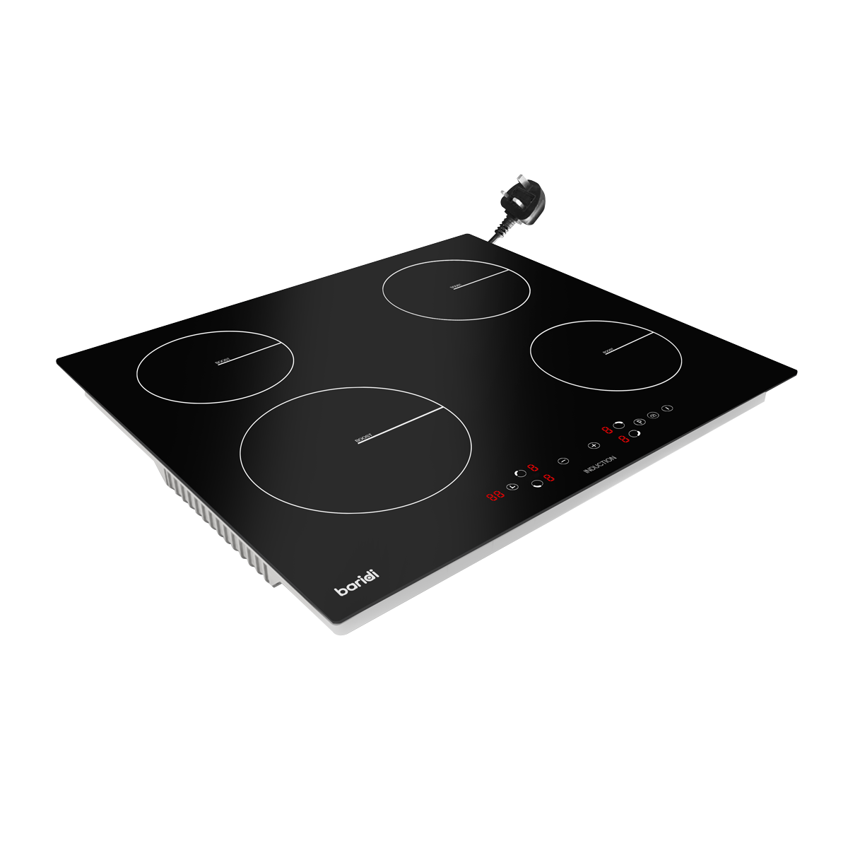 Integrated Induction Hob with 4 Cooking Zones 60cm 2800W Output DH177