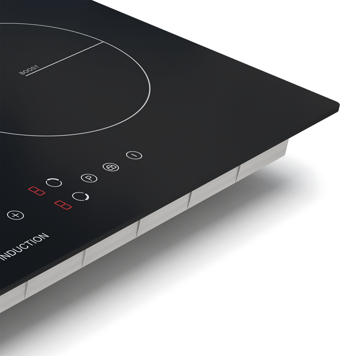 Integrated Induction Hob with 4 Cooking Zones & Bridge Zone 60cm 2800W Output DH178