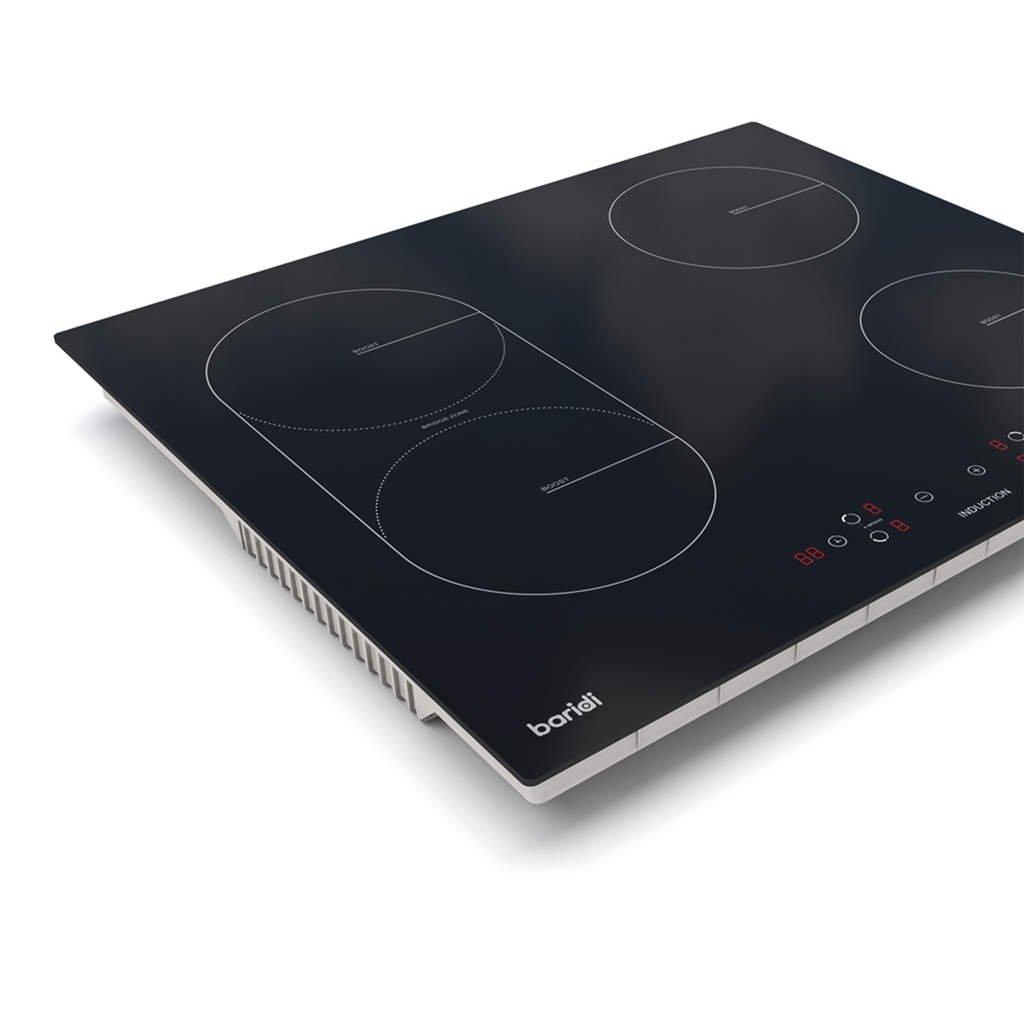 Integrated Induction Hob with 4 Cooking Zones & Bridge Zone 60cm 2800W Output DH178