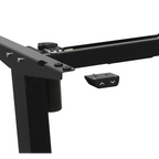 Single Motor Ultra-Quiet Adjustable-Height Desk Frame 70kg Capacity - Black DH17