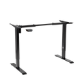 Single Motor Ultra-Quiet Adjustable-Height Desk Frame 70kg Capacity - Black DH17
