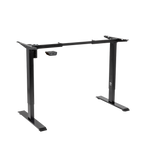 Single Motor Ultra-Quiet Adjustable-Height Desk Frame 70kg Capacity - Black DH17
