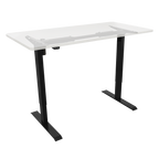 Single Motor Ultra-Quiet Adjustable-Height Desk Frame 70kg Capacity - Black DH17