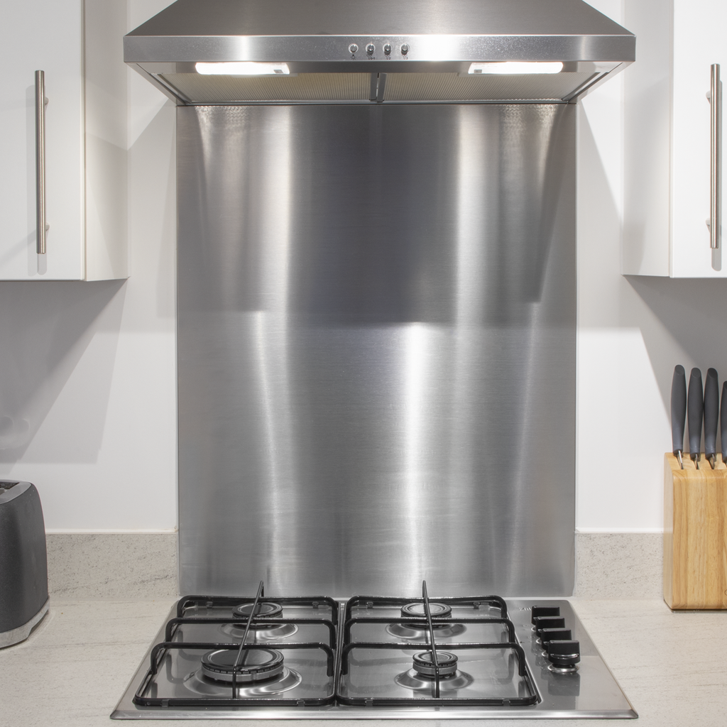 Splashback for Cooker Hoods 60 x 75cm - Stainless Steel DH193