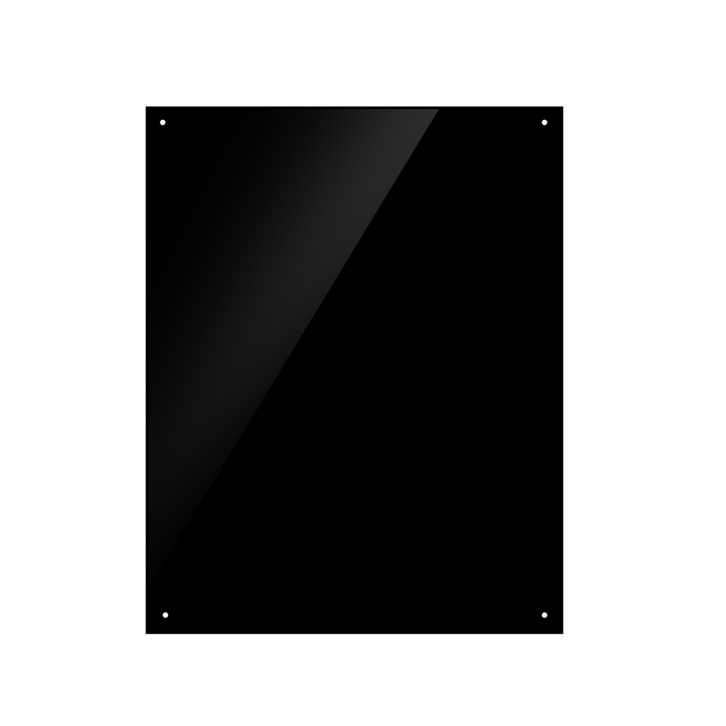 Splashback for Cooker Hoods 60 x 75cm - Black DH194