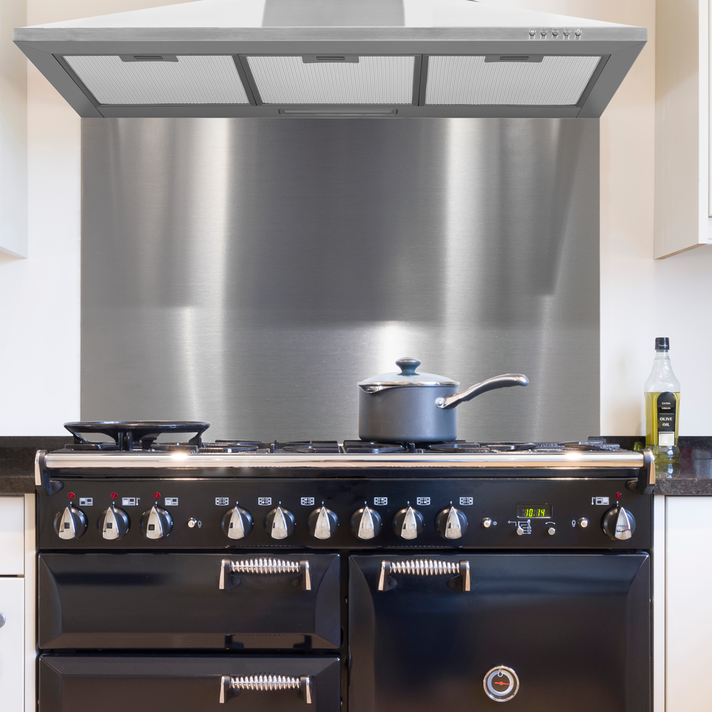Splashback for Cooker Hoods 90 x 75cm - Stainless Steel DH195