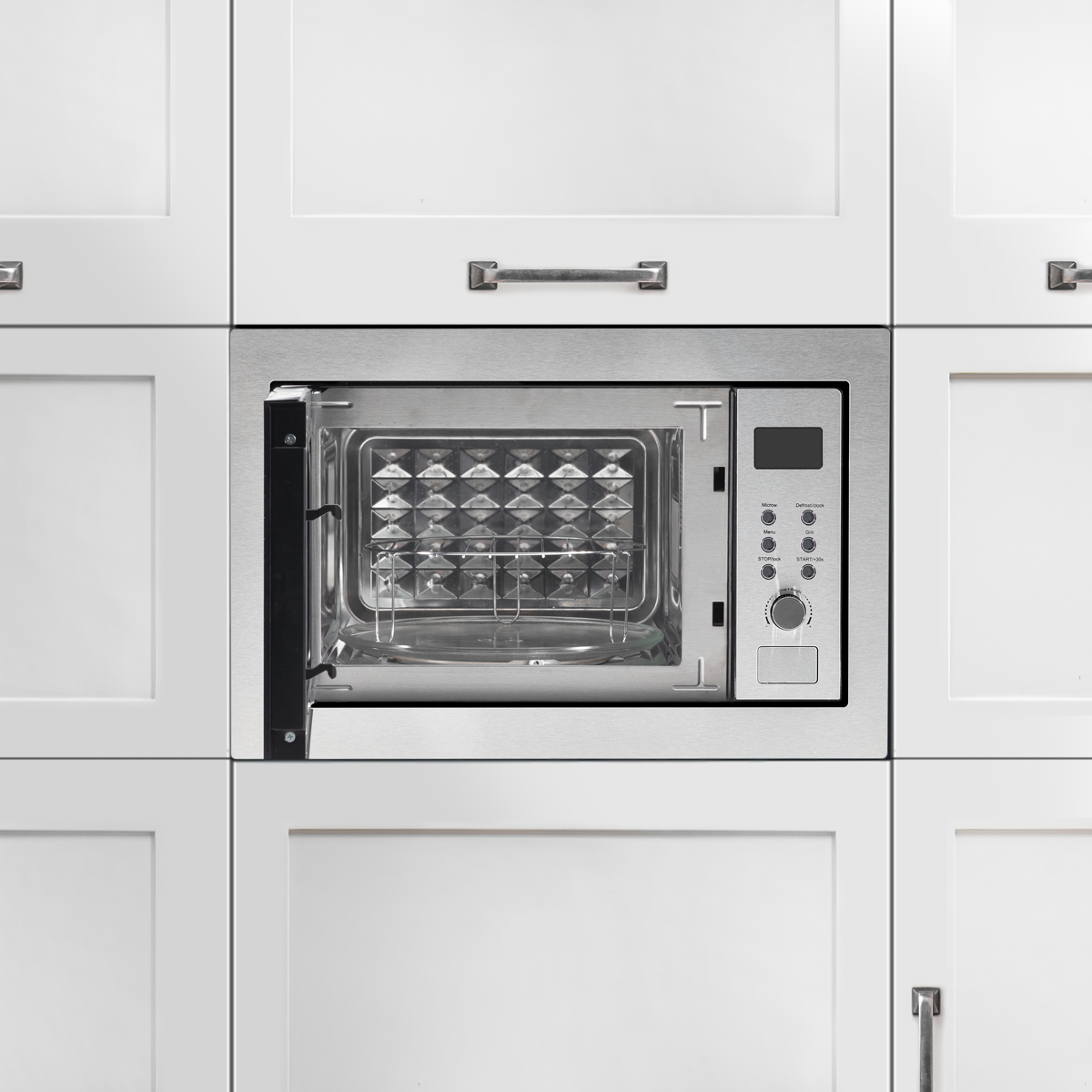 Integrated Microwave Oven with Grill 25L Capacity 900W - Stainless Steel DH197