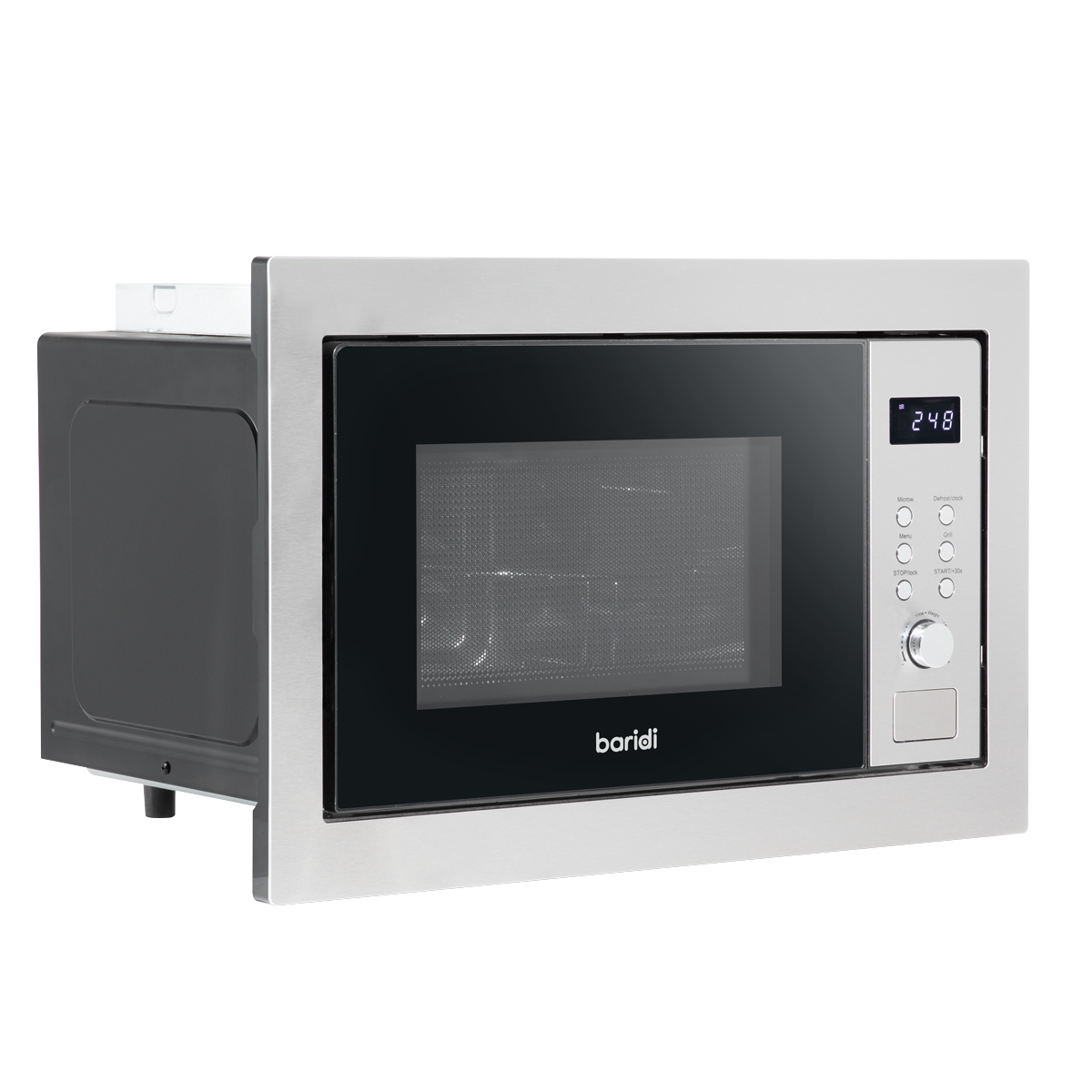 Integrated Microwave Oven with Grill 25L Capacity 900W - Stainless Steel DH197