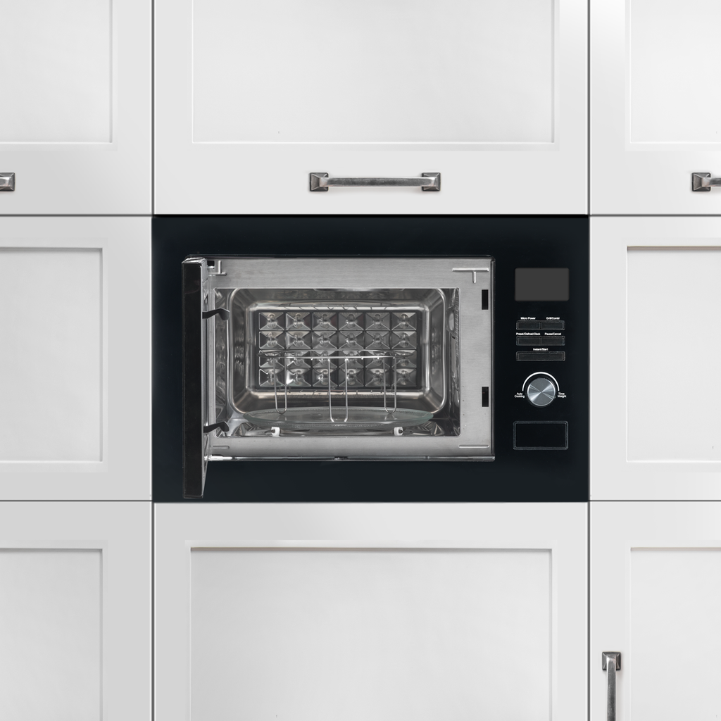 Integrated Microwave Oven with Grill 25L Capacity 900W - Black DH198