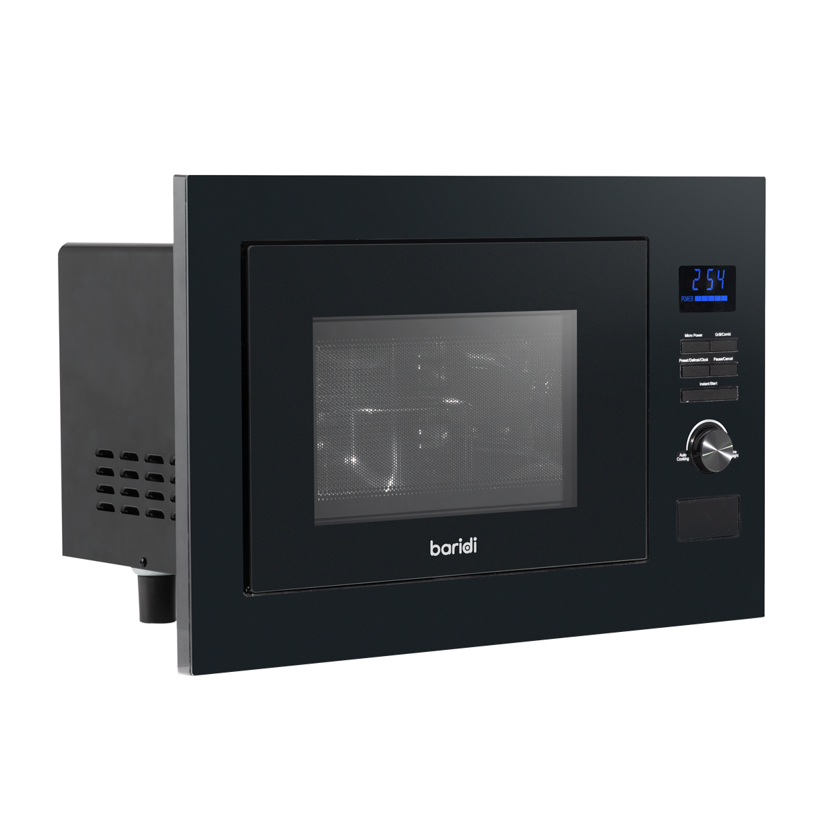 Integrated Microwave Oven with Grill 25L Capacity 900W - Black DH198
