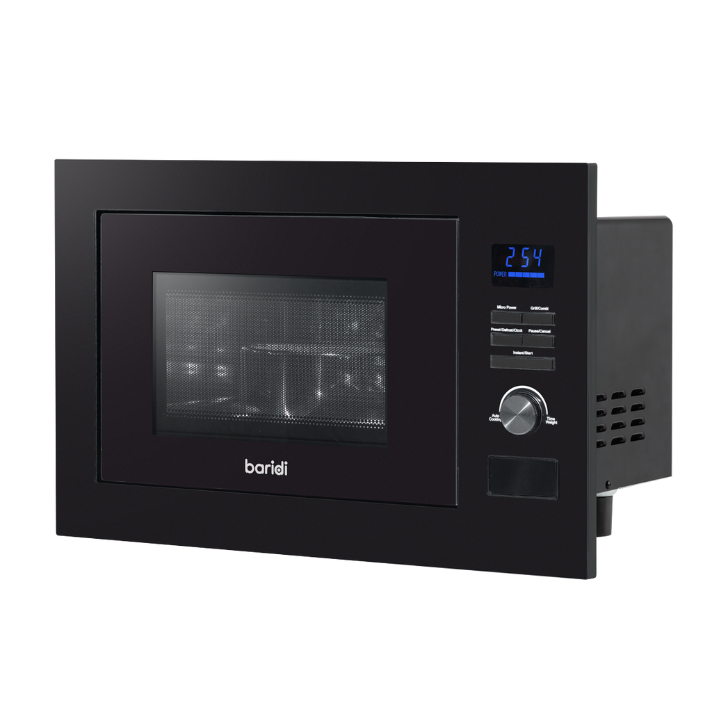 Integrated Microwave Oven with Grill 25L Capacity 900W - Black DH198