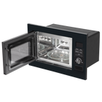 Integrated Microwave Oven with Grill 25L Capacity 900W - Black DH198