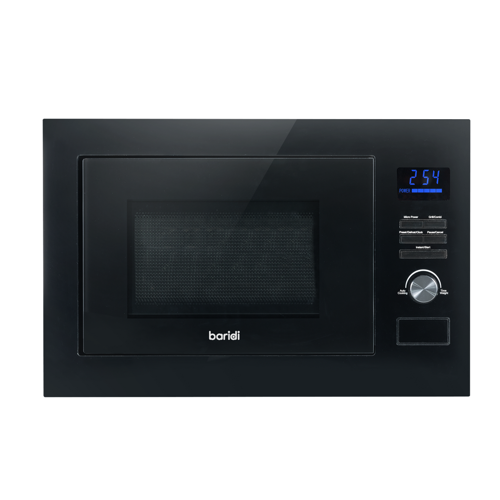Integrated Microwave Oven with Grill 25L Capacity 900W - Black DH198