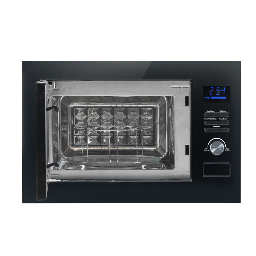 Integrated Microwave Oven with Grill 25L Capacity 900W - Black DH198