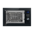 Integrated Microwave Oven with Grill 25L Capacity 900W - Black DH198