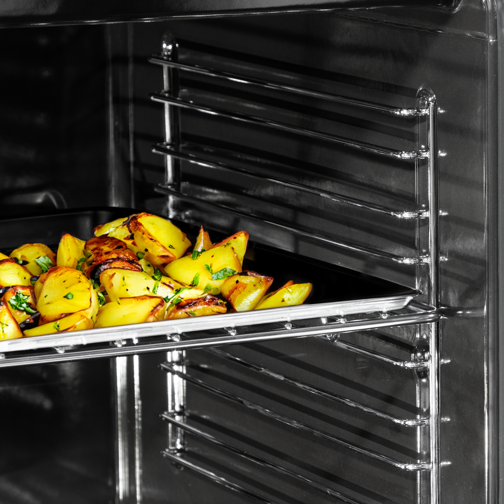 Integrated Fan-Assisted Electric Oven 60cm 72L Capacity - Black DH199