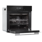 Integrated Fan-Assisted Electric Oven 60cm 72L Capacity - Black DH199