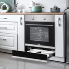 Integrated Warming Drawer 60cm - Black/Stainless Steel DH202