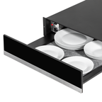 Integrated Warming Drawer 60cm - Black/Stainless Steel DH202