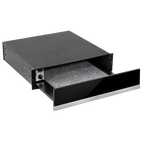 Integrated Warming Drawer 60cm - Black/Stainless Steel DH202