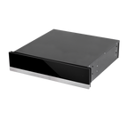 Integrated Warming Drawer 60cm - Black/Stainless Steel DH202