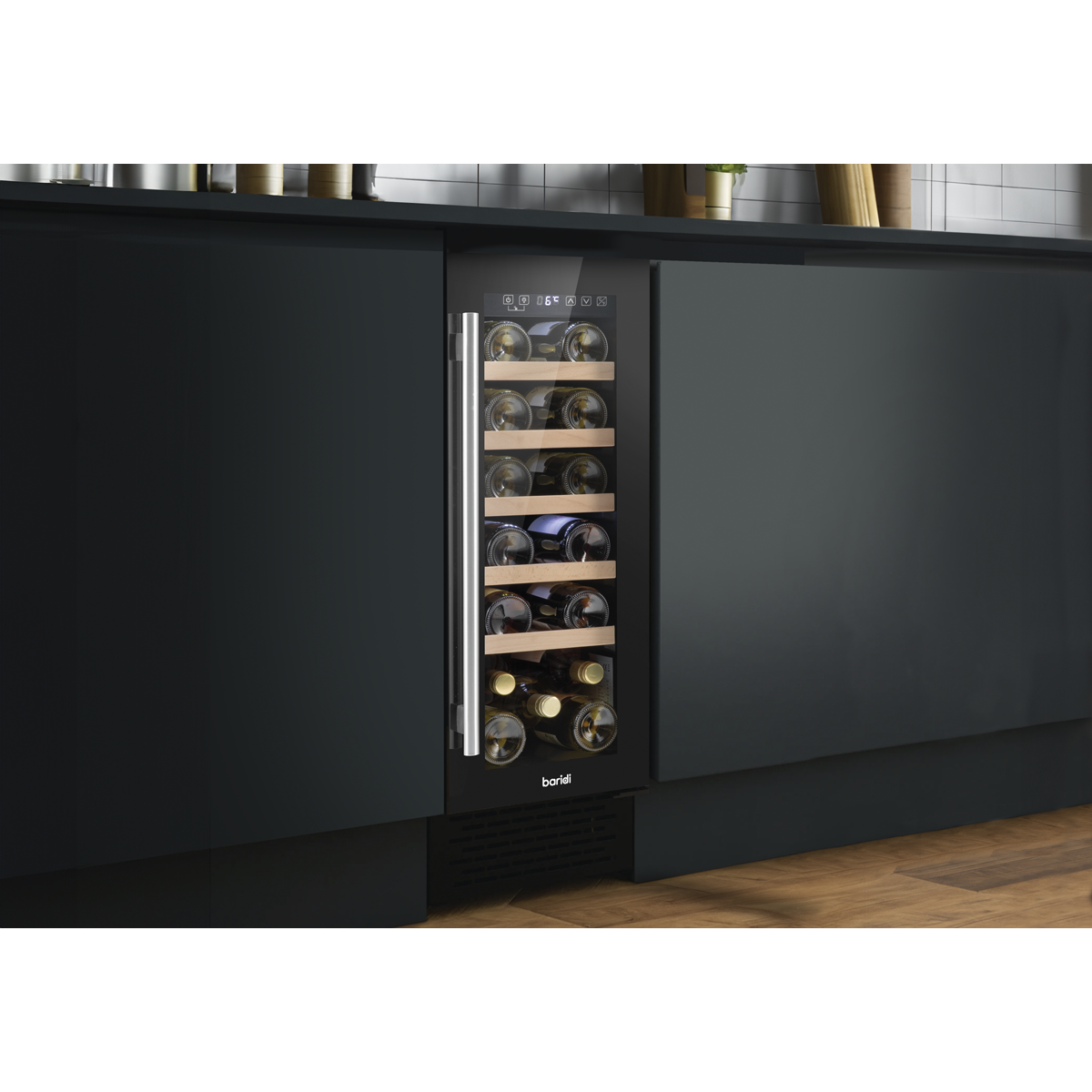 20 Bottle Slim Wine Fridge & Cooler 30cm DH203