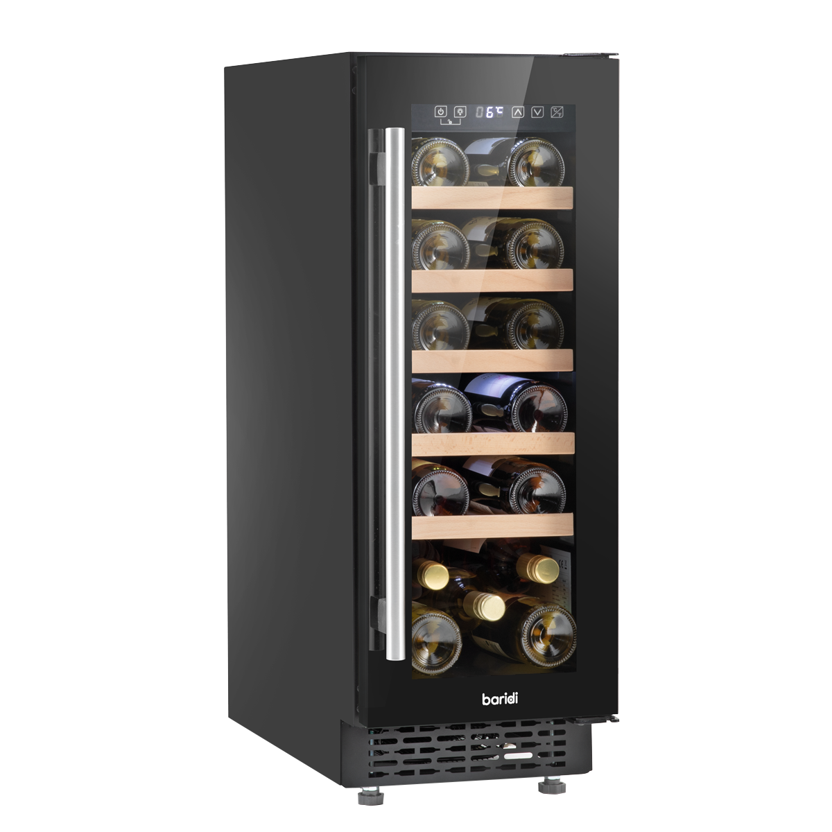 20 Bottle Slim Wine Fridge & Cooler 30cm DH203