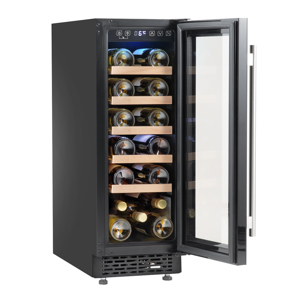20 Bottle Slim Wine Fridge & Cooler 30cm DH203