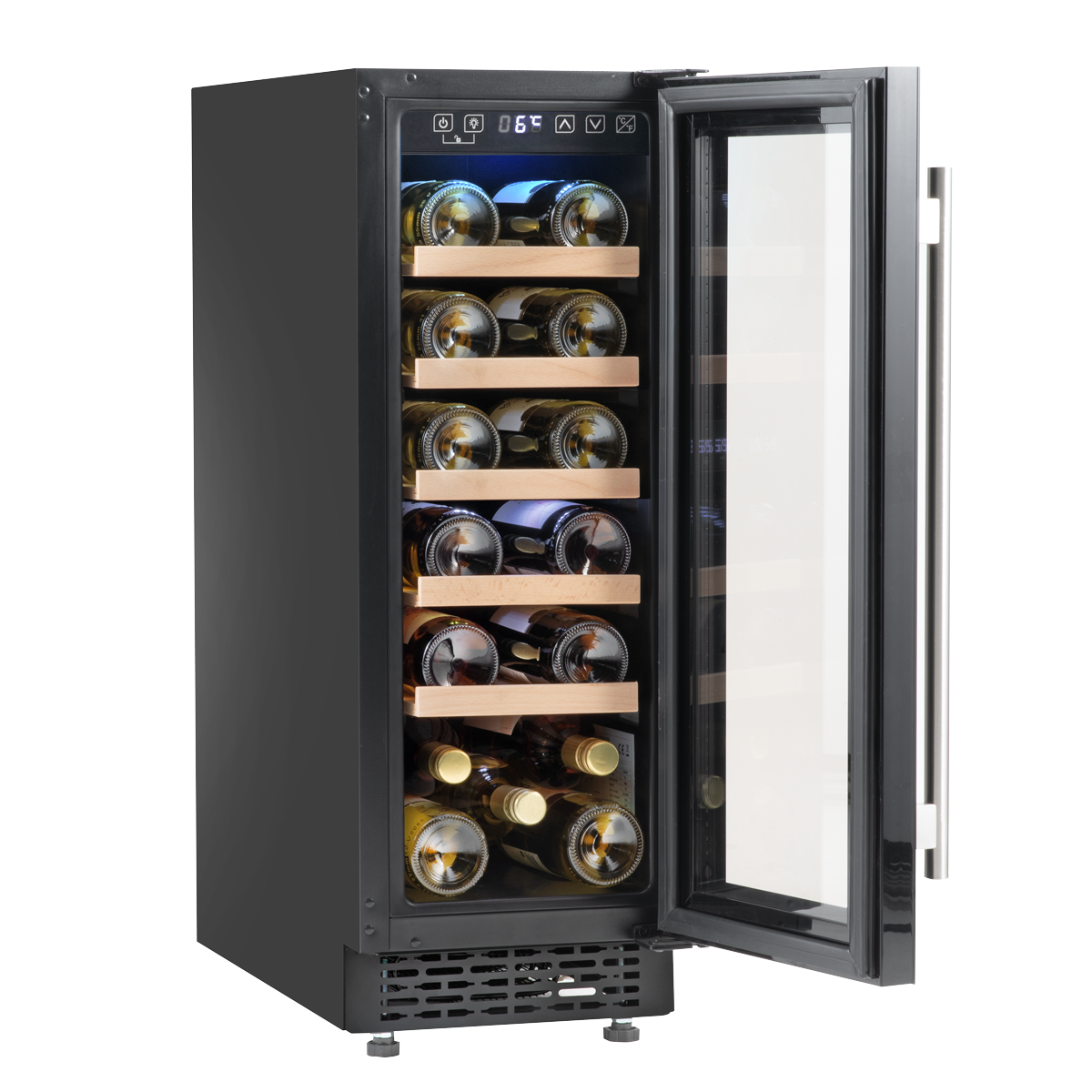 20 Bottle Slim Wine Fridge & Cooler 30cm DH203