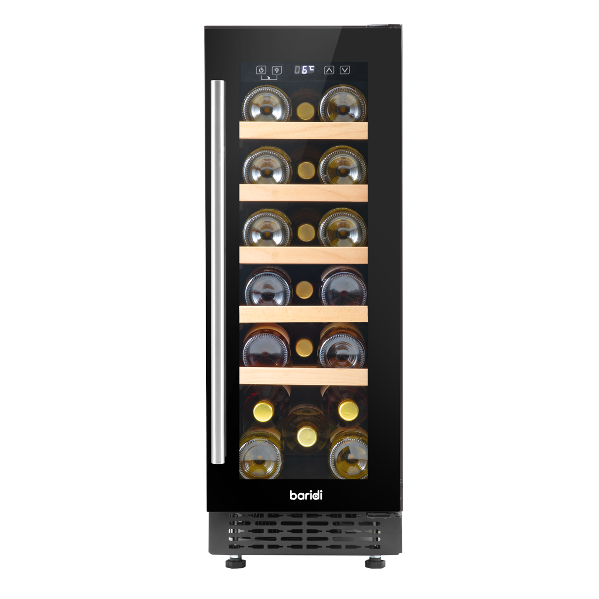 20 Bottle Slim Wine Fridge & Cooler 30cm DH203